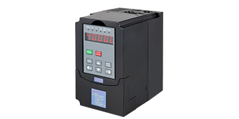 black VEVOR vfd 1.5kw drive with digital display and control panel.