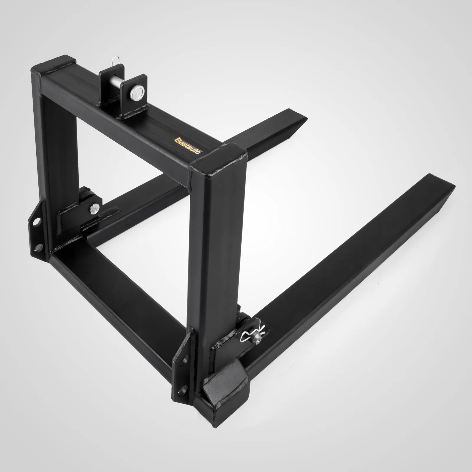 VEVOR 3 point hitch pallet fork with cnc cutting technology and sturdy frame.