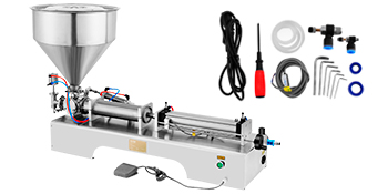 VEVOR pneumatic filling machine with accessories, tools, and cylindrical tank.