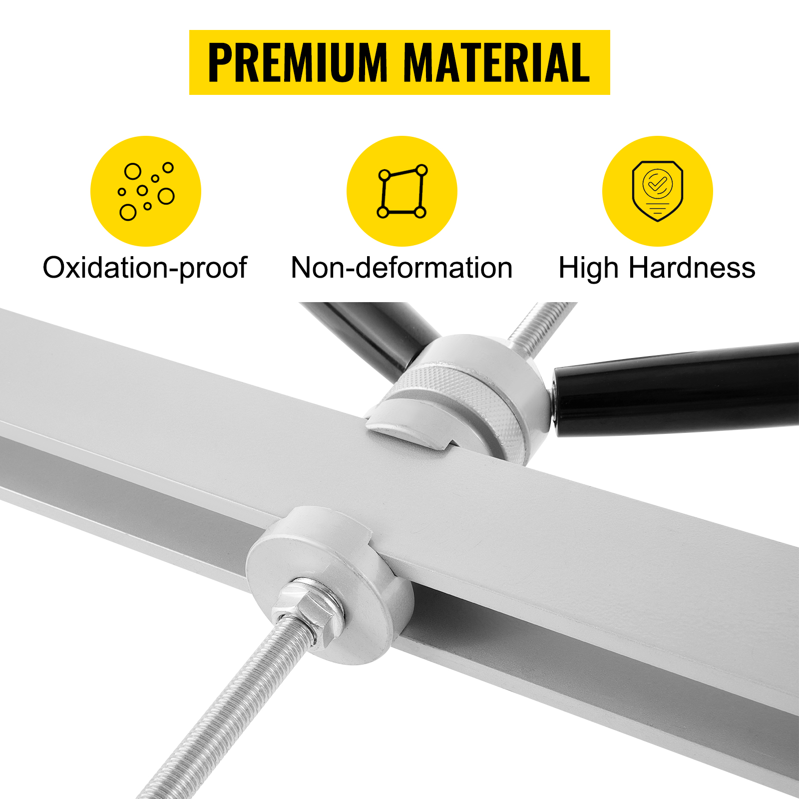 VEVOR dent pull lever bar kit with oxidation-proof, non-deformation, and high hardness.