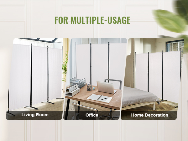 VEVOR room divider for living room, office, and home decoration, showcasing versatile usage options.