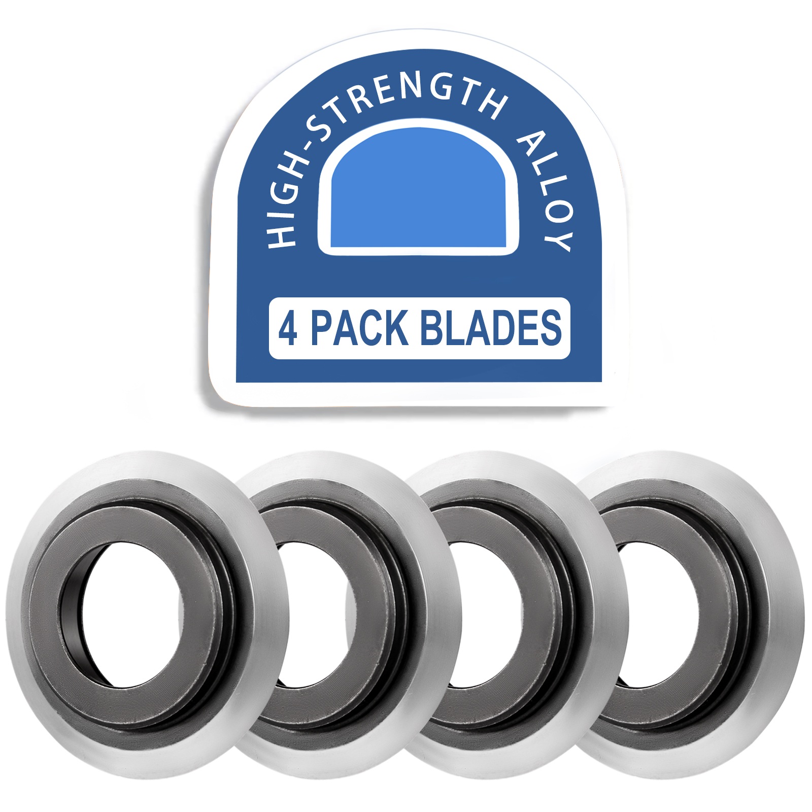 4-pack didelio stiprumo lydinio VEVOR wire stripper peiliukai išdėstyti iš eilės.