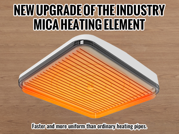 VEVOR šilumos spaudos mašina su atnaujintais žėručio kaitinimo elementas greičiau ir vienodas šilumos paskirstymas.