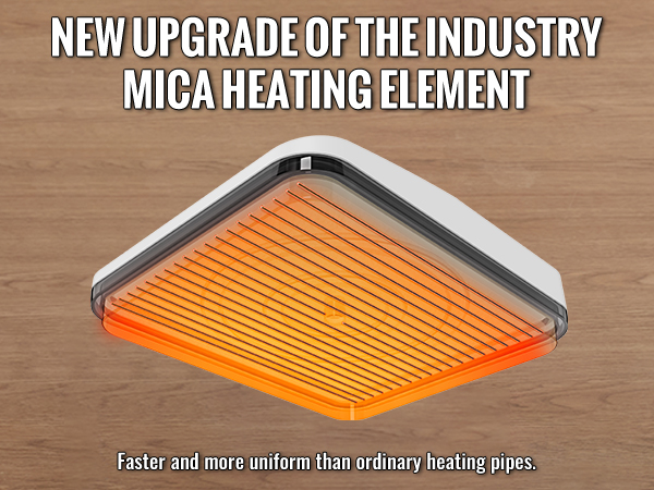 VEVOR šilumos spauda mašina su žėručio kaitinimo elementas ant marškinėlių, atskleis vienodą šildymo vamzdžiai.