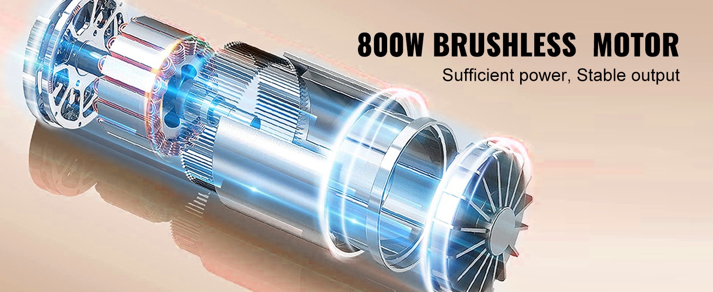 бесщеточный двигатель мощностью 800 Вт с достаточной мощностью и стабильной производительностью для мини-токарного станка по металлу VEVOR.