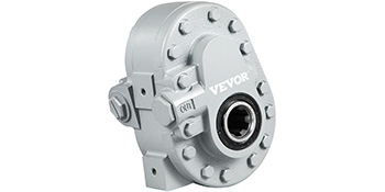 VEVOR hydraulic pump with gray casing and bolted design.