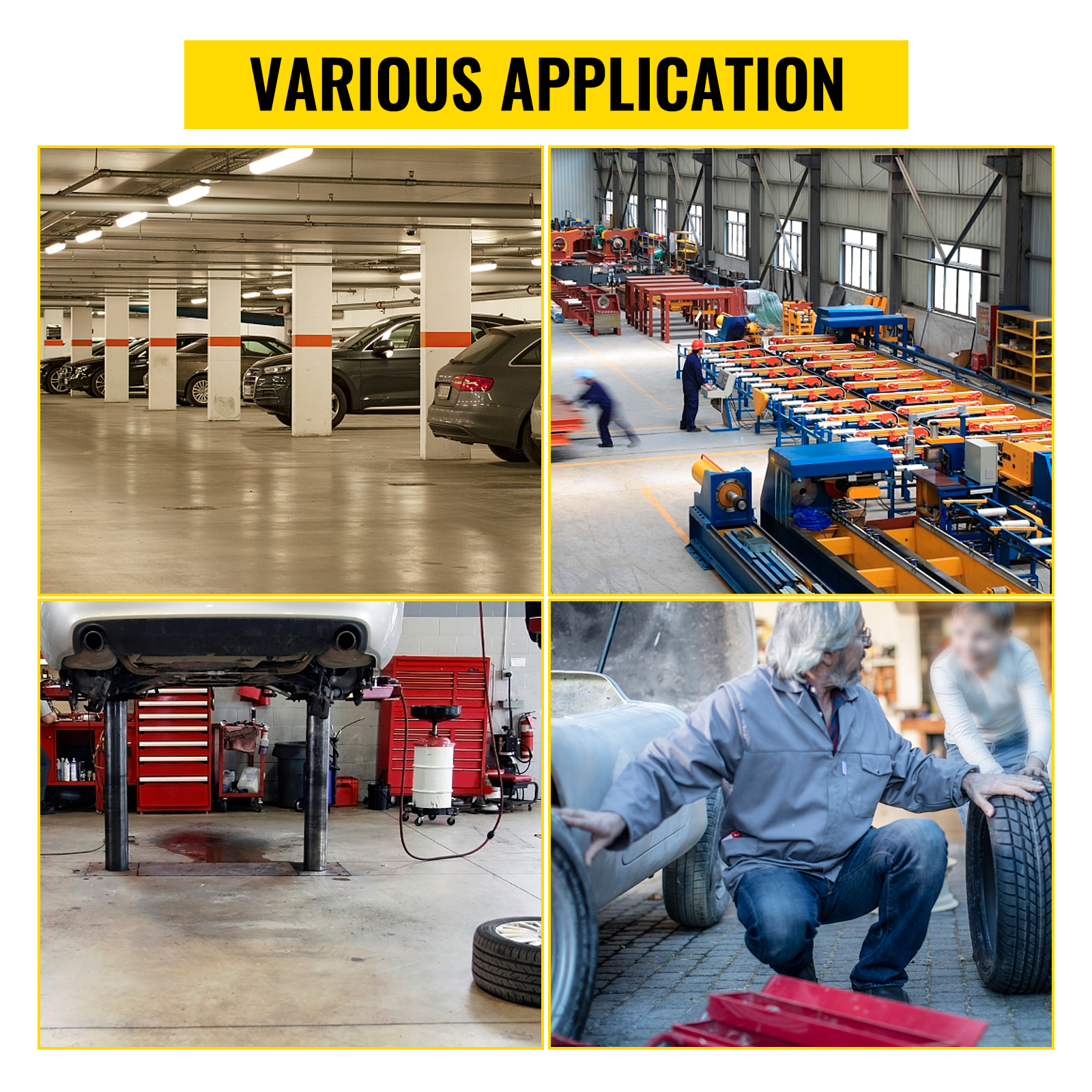 various applications of the VEVOR pinion bearing puller in automotive and industrial settings.
