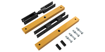 VEVOR differential housing spreader components with bolts and mounting blocks.