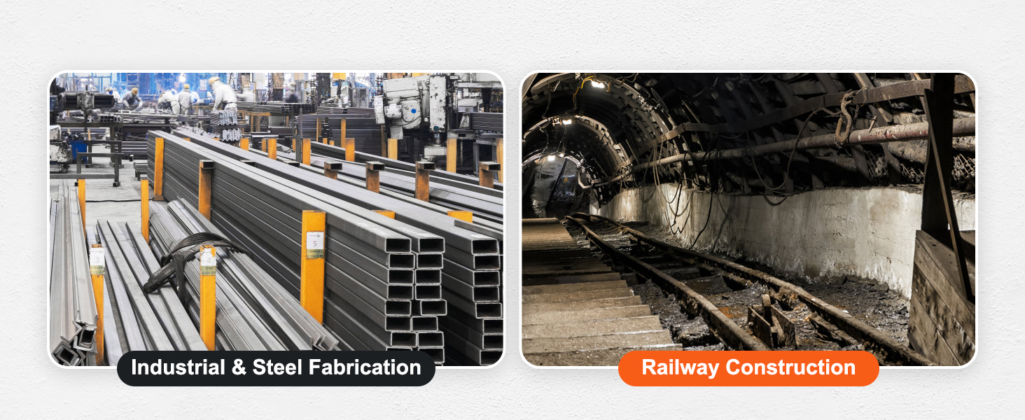 pramonės ir plieno gamybos įrenginį ir geležinkelių statybos aikštelėje. VEVOR magnetinė audra.