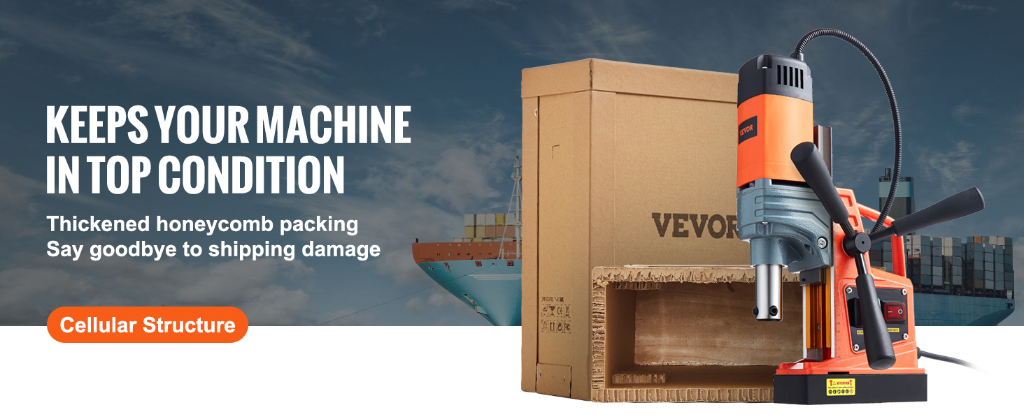 VEVOR magnetinis grąžtas su sutirštės medaus pakavimo, siekiant užkirsti kelią laivybos žalą.