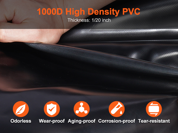 1000d high density pvc VEVOR water tank bladder, odorless, wear-proof, aging-proof, corrosion-proof, tear-resistant