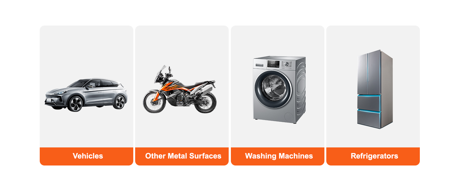 VEVOR dent puller kit: suitable for vehicles, motorcycles, washing machines, and refrigerators.