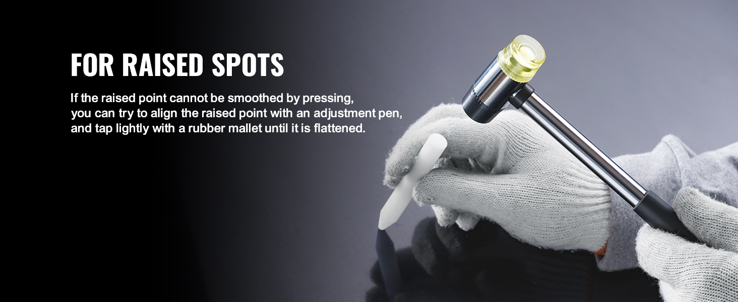 gumos plaktuku ir koregavimas pen naudojami iškėlė dėmės, dalis VEVOR dent kamščiatraukis įrankių rinkinys.