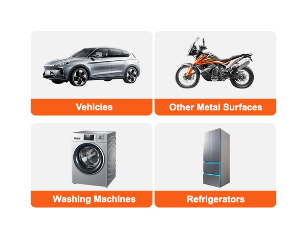 transporto priemonių, kitų metalinių paviršių, skalbimo mašinų ir šaldytuvų tinka VEVOR dent kamščiatraukis.