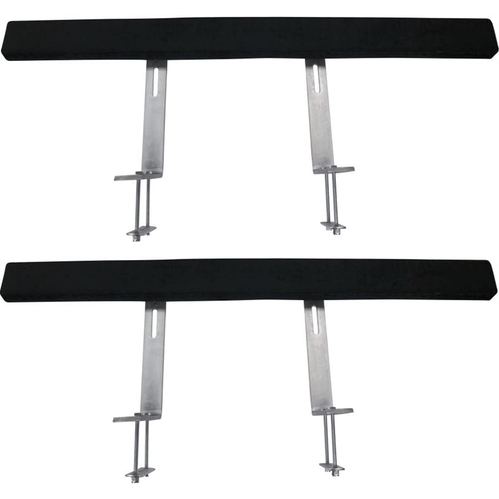 VEVOR boat trailer guide-ons with black pads and adjustable metal brackets.