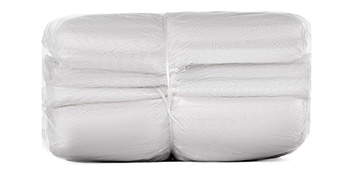VEVOR car cover wrapped in clear plastic for compact storage and protection.