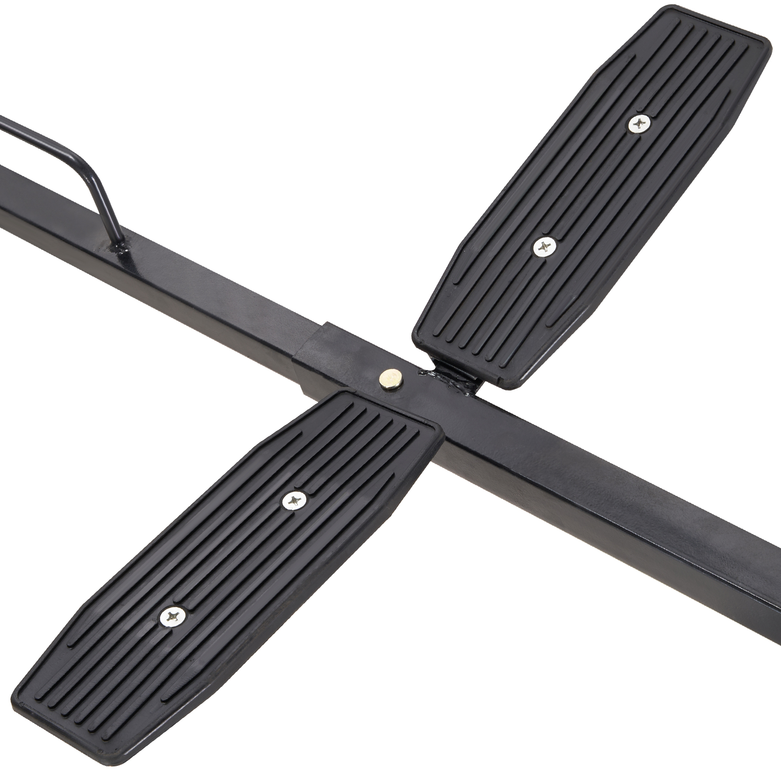 VEVOR boat trailer dolly with non-slip foot pedals and a sturdy black metal frame.