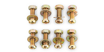 metal bolts and screws kit for VEVOR bed lift mechanism.