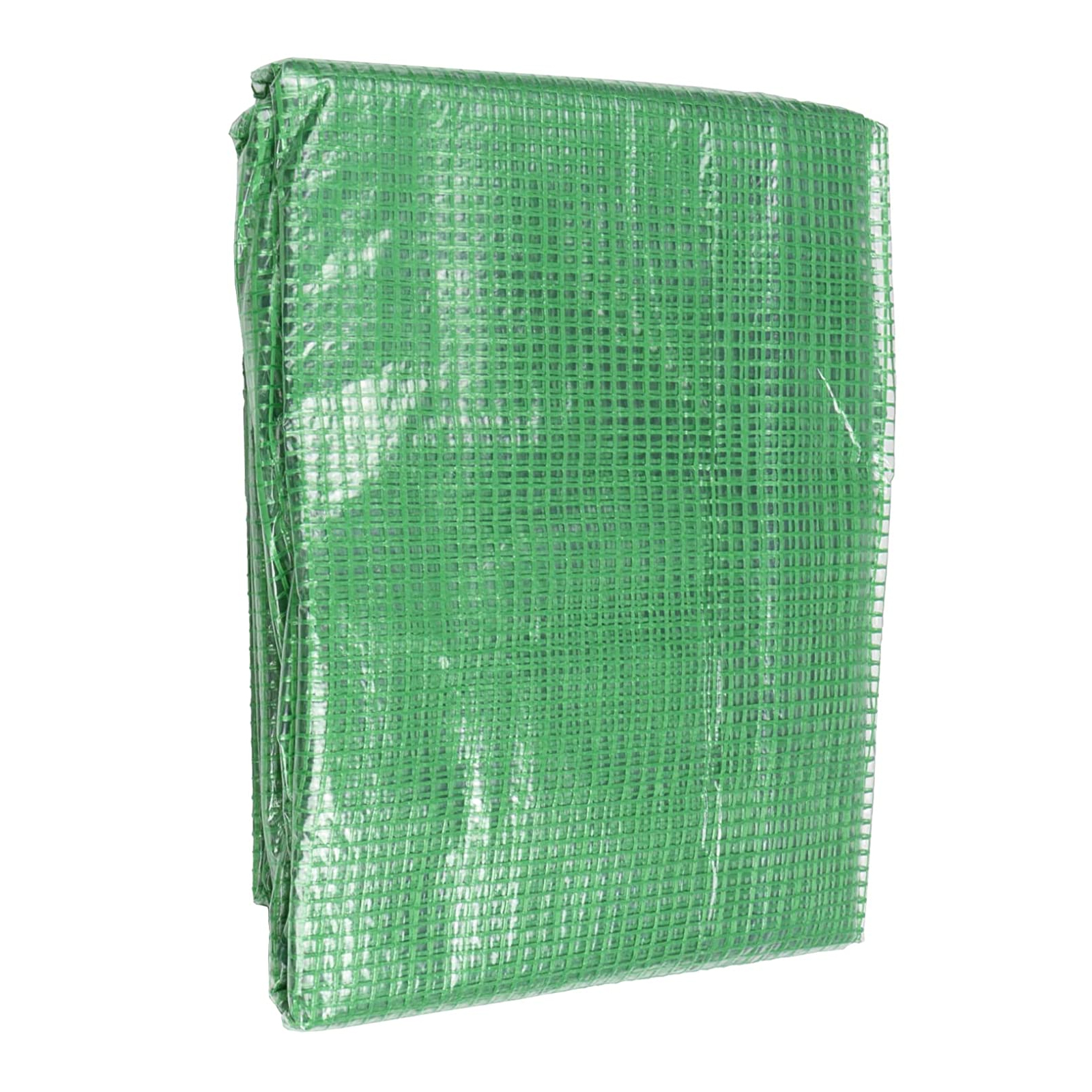 folded green cover for VEVOR pop up greenhouse with grid pattern.