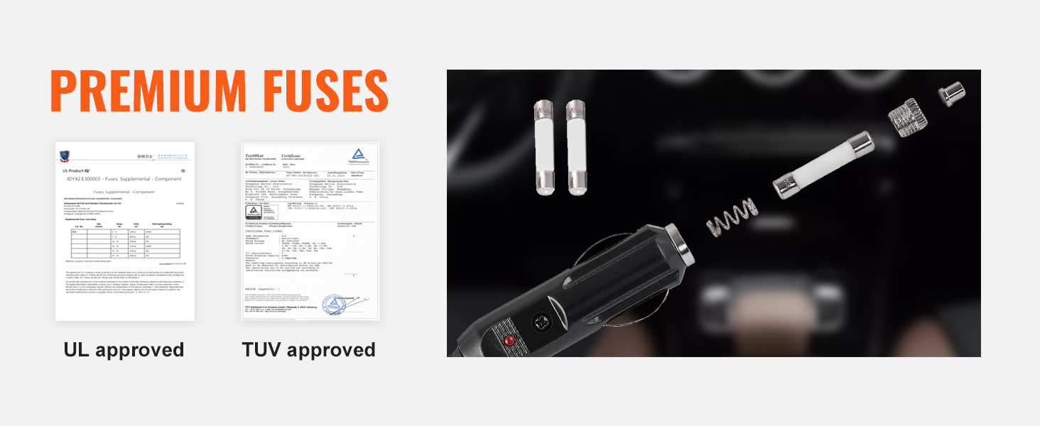 lisatasu kaitsmetega VEVOR elektriauto jack, ul ja tüv poolt heaks kiidetud, mille komponendid kuvata.