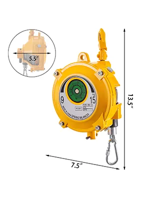 yellow VEVOR spring balancer, 13.5