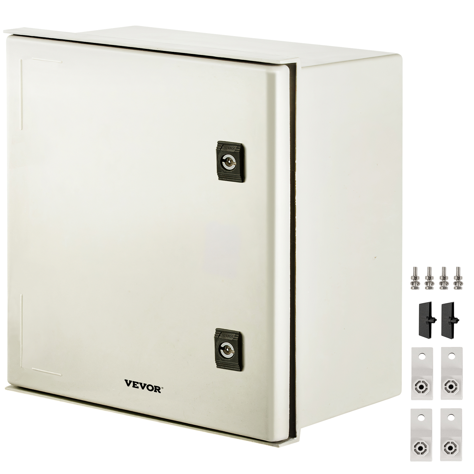 VEVOR nema 4x electrical enclosure with dual locks and included mounting hardware