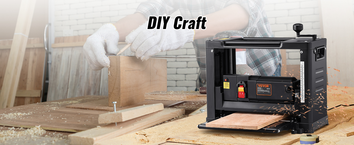 VEVOR storis obliumi veiksmų su diy medienos apdirbimo amatų namuose dirbtuvių aplinkoje.