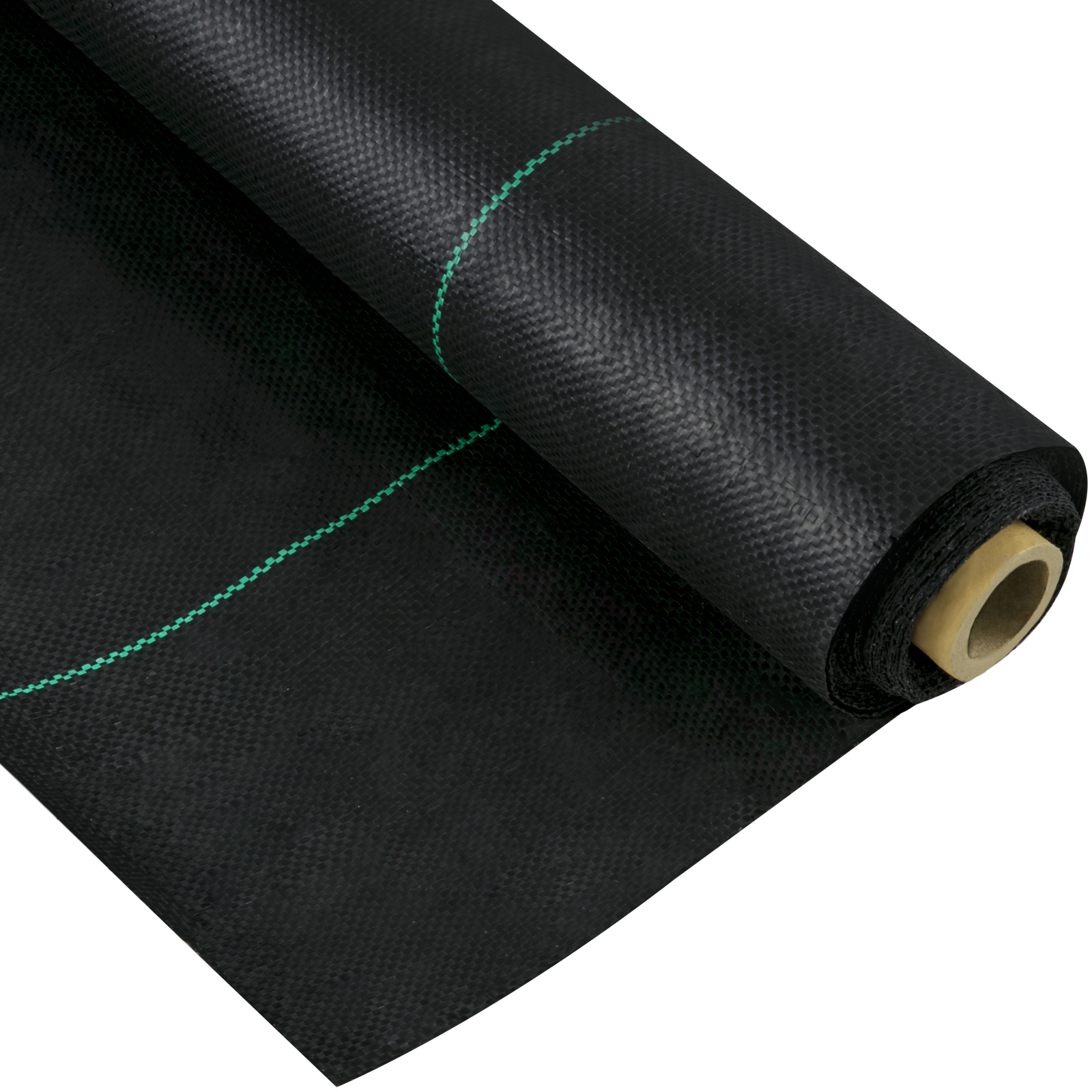 VEVOR weed barrier fabric roll with green guide lines for easy gardening.