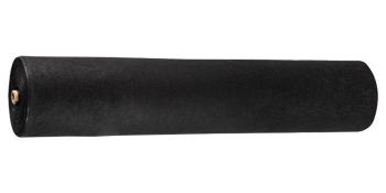 black roll of VEVOR weed barrier fabric for gardening and landscaping.