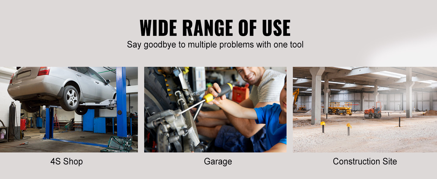 VEVOR porta power kit for 4s shop, garage repair, and construction site use. wide range of applications.