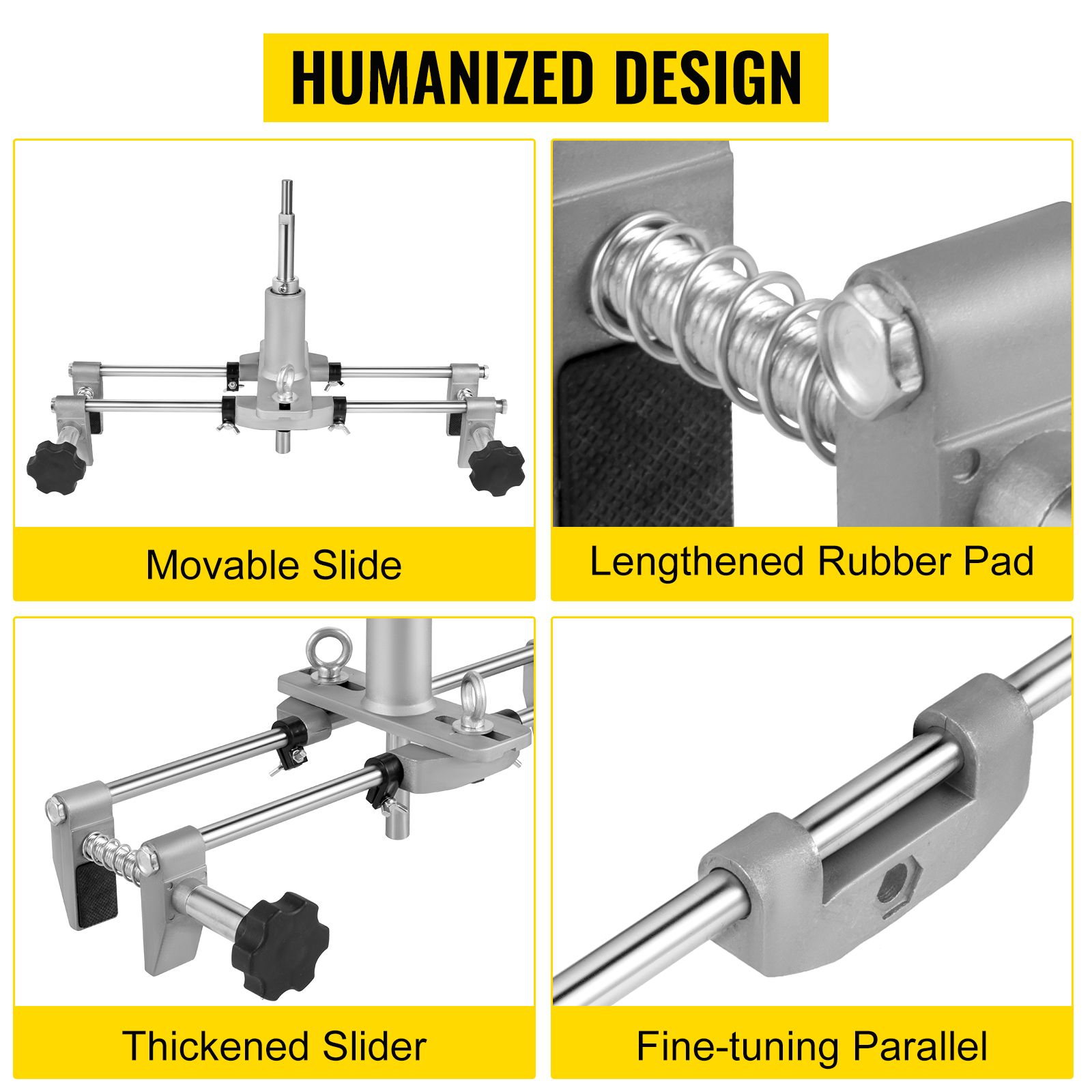 VEVOR door lock mortiser kit with movable slide and thickened slider features.