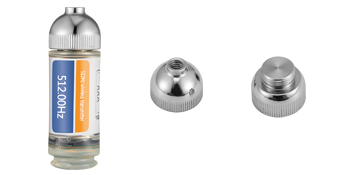 VEVOR drain locator with 512.00hz transmitter and two metal components.