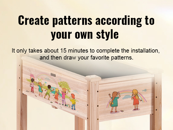 VEVOR sodo lova su iliustruotas skydai asmeninį modelius, lengvas 15 minučių surinkimas.