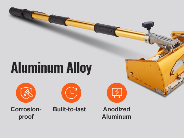 Ручка для плоской коробки из гипсокартона VEVOR из анодированного алюминия, устойчива к коррозии, долговечна.