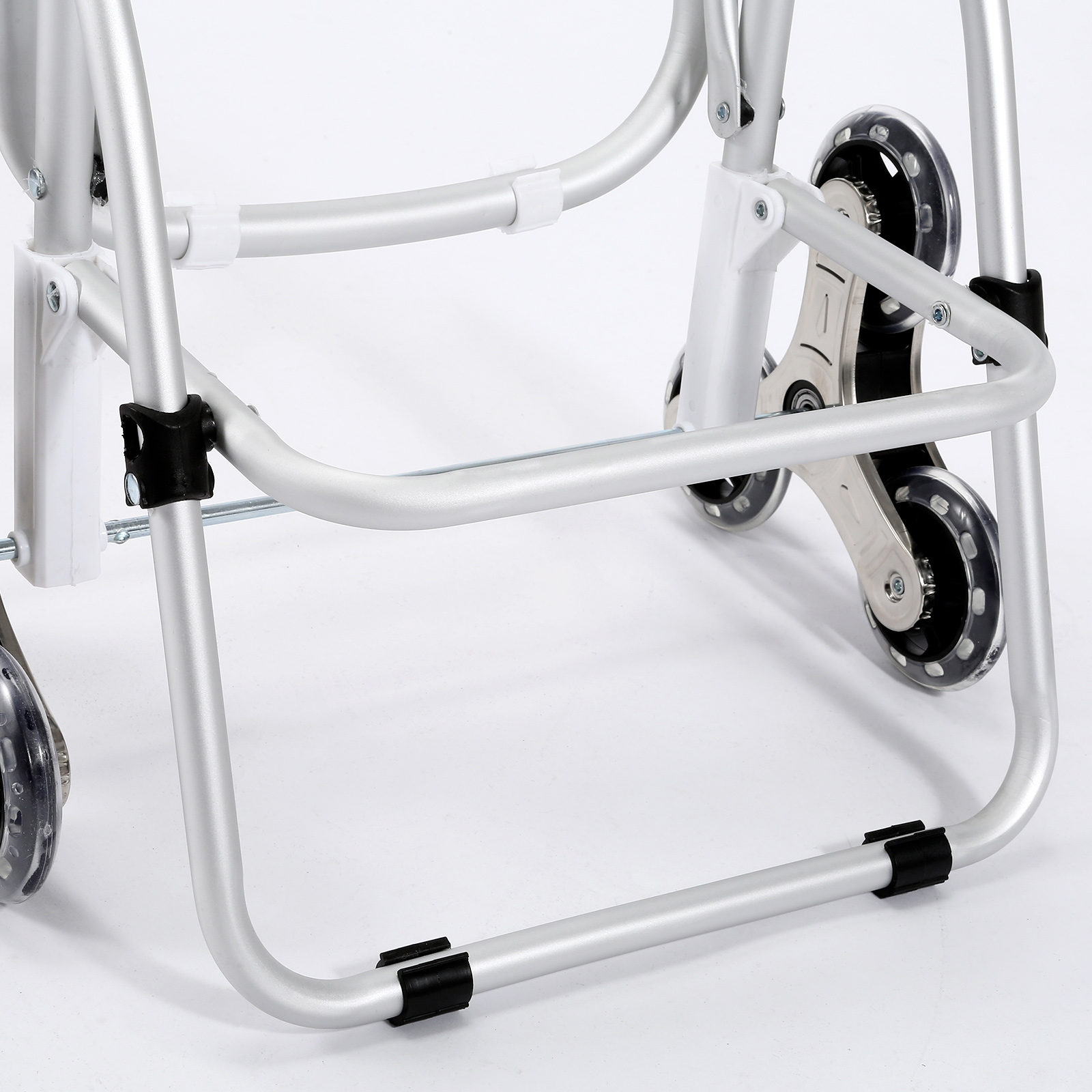 VEVOR stair climbing cart with sturdy aluminum frame and tri-wheel design for easy stair navigation.