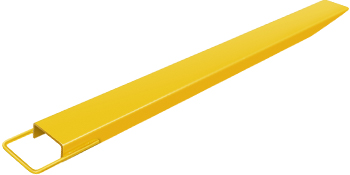 yellow VEVOR pallet fork extension for enhanced forklift reach and load stability.