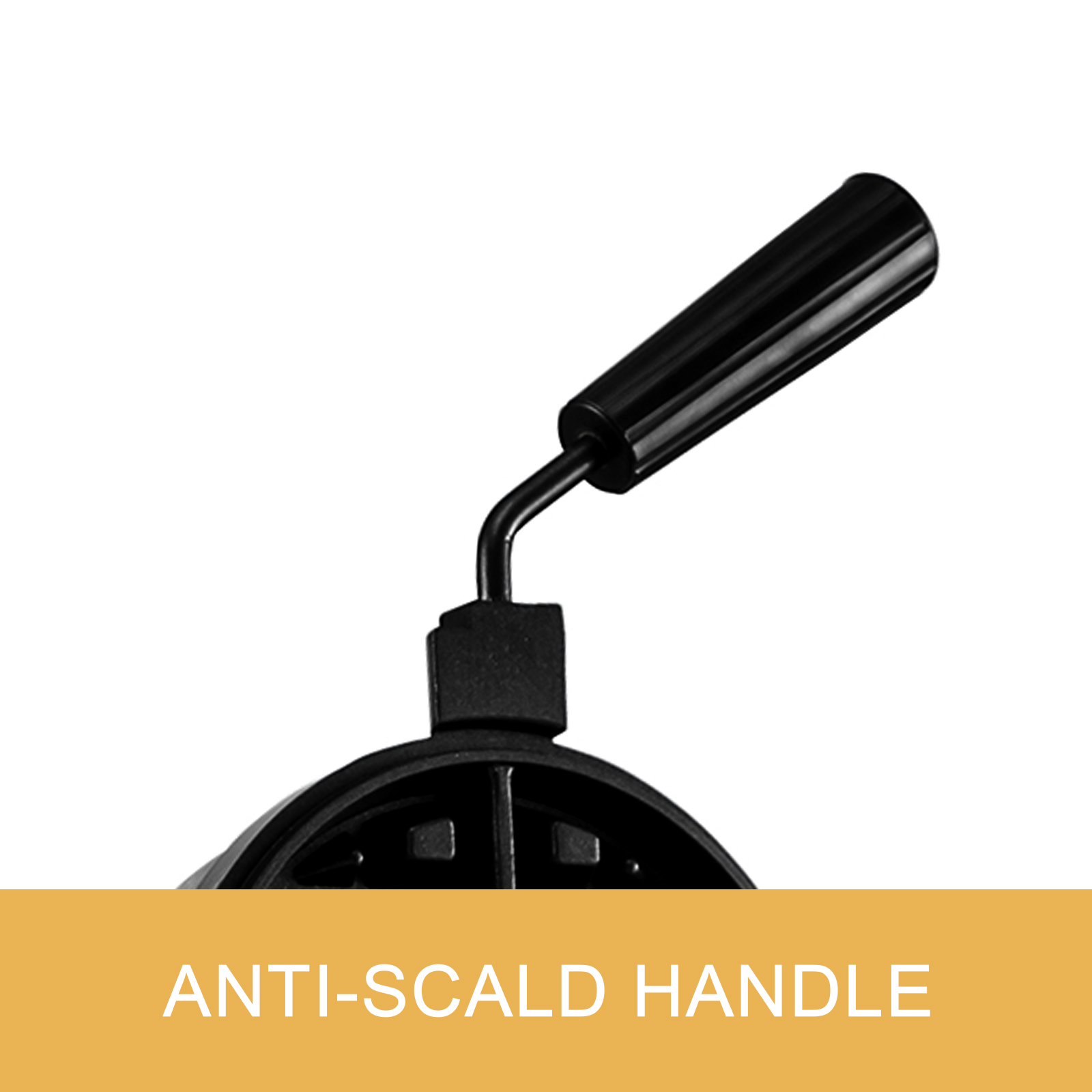 VEVOR commercial waffle maker with anti-scald handle.