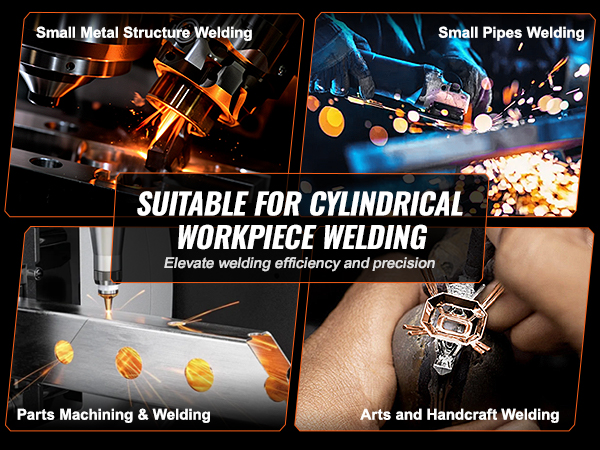 suitable for cylindrical workpiece welding, small metal and pipes welding, parts machining, handcrafted.