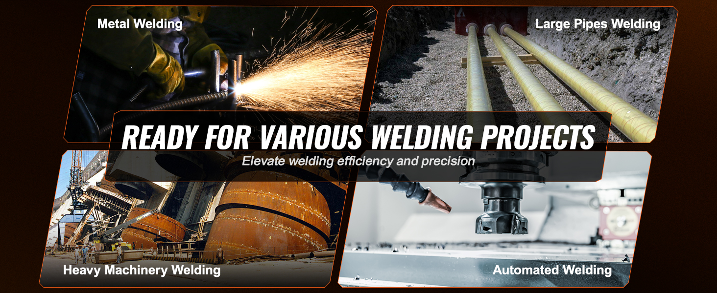 ready for various welding projects with VEVOR rotary welding positioner for precision and efficiency.