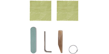VEVOR ring stretcher reducer tools and accessories set with cleaning cloths.