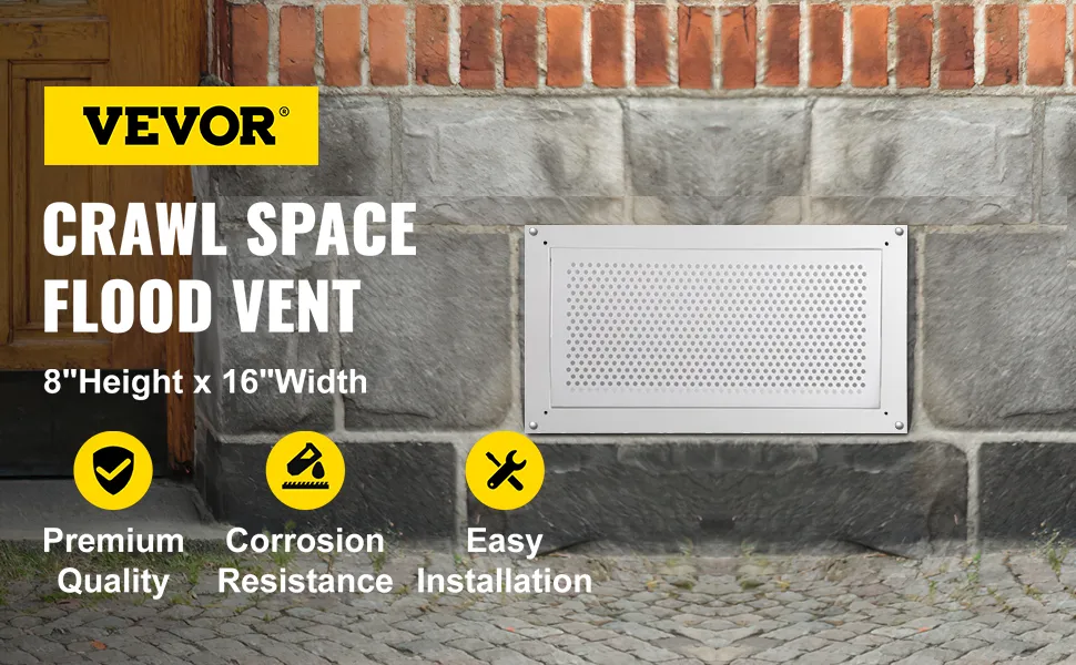 VEVOR flood vent for crawl space, 8