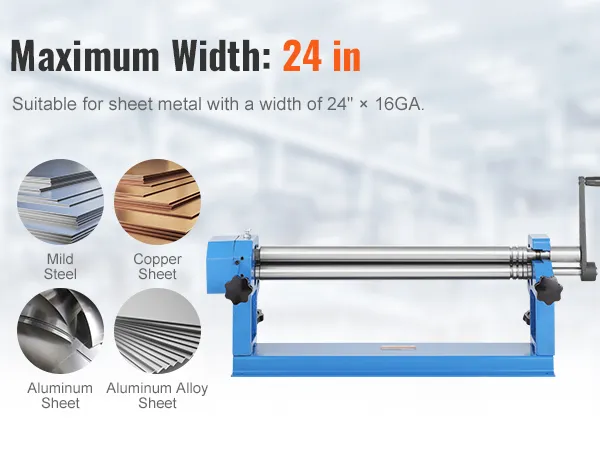 VEVOR slip roll machine for 24