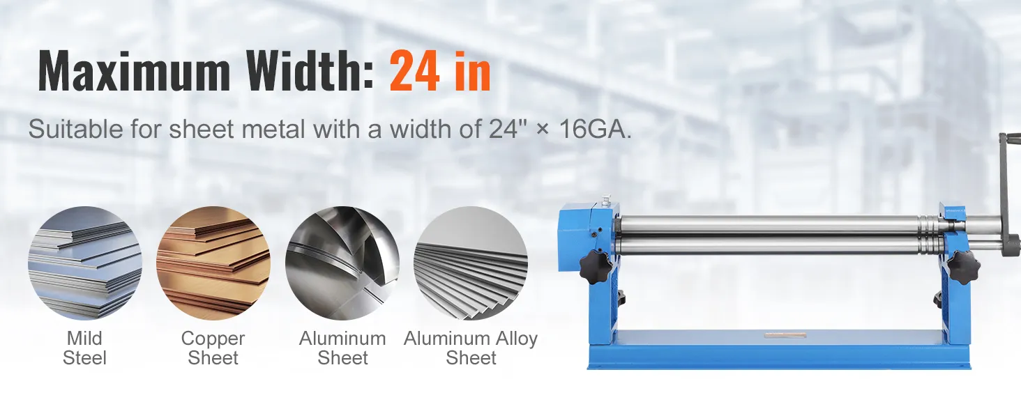 VEVOR slip roll machine for 24