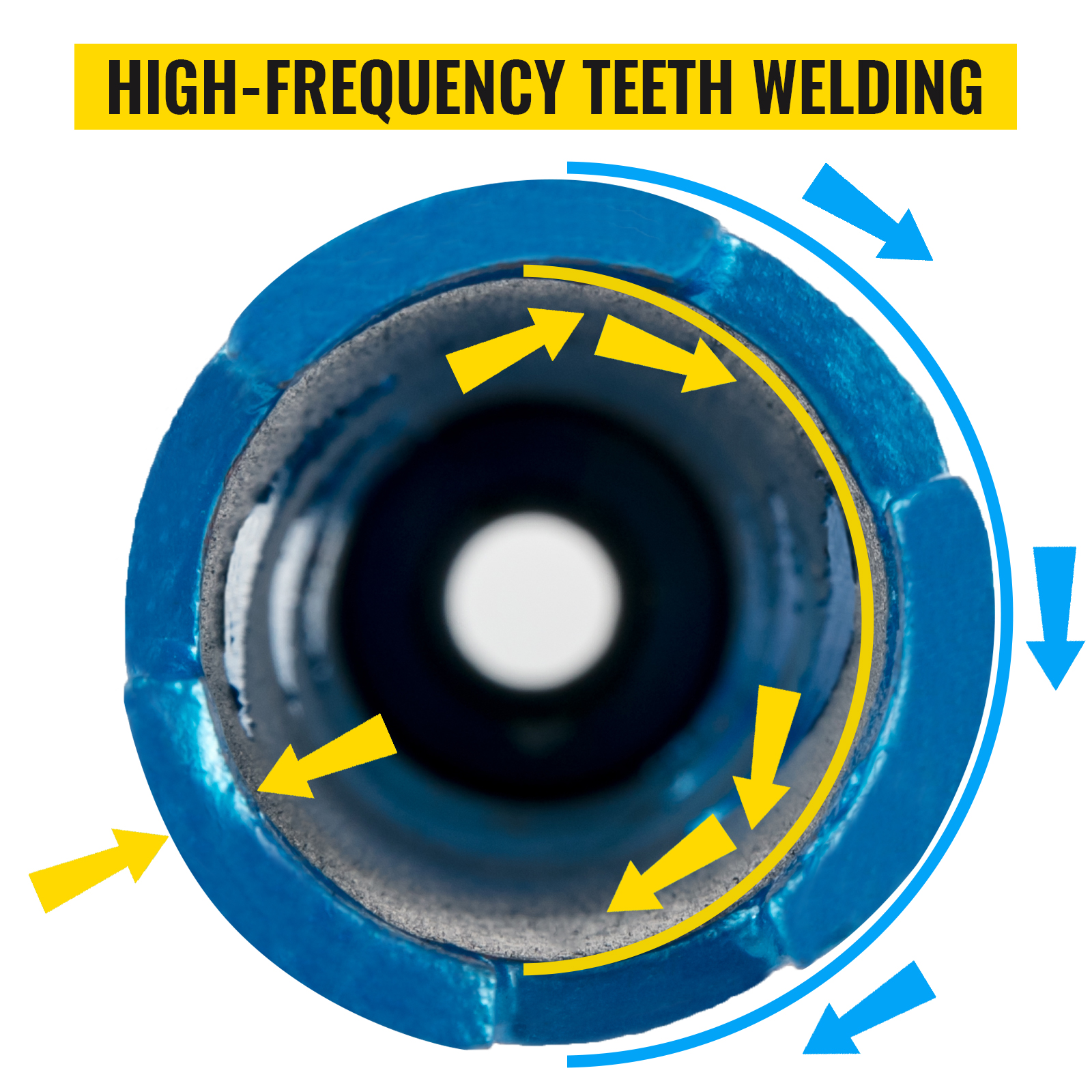 VEVOR dry core drill bit with high-frequency teeth welding.