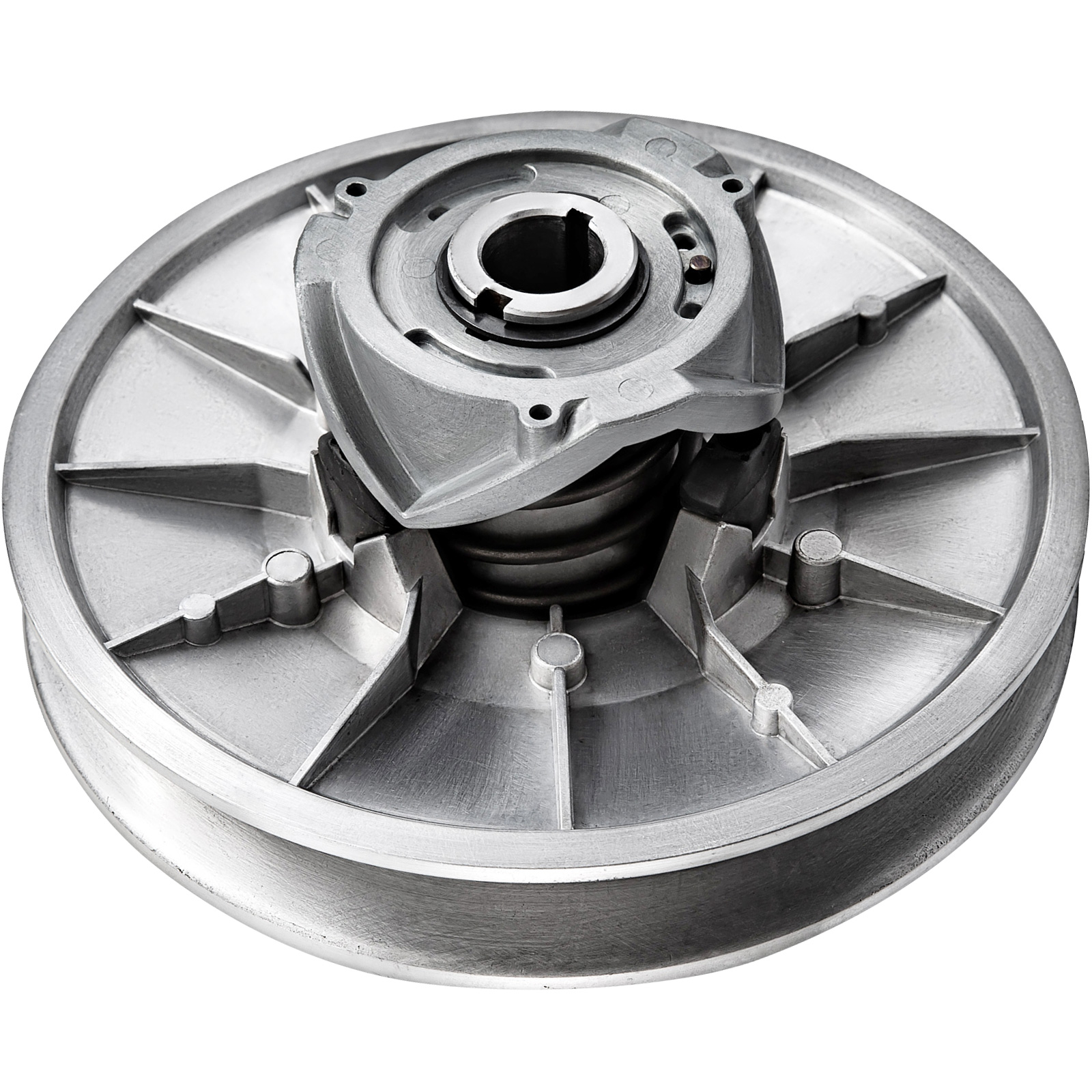 VEVOR golf cart clutch in metallic finish with central hub and grooved disc.