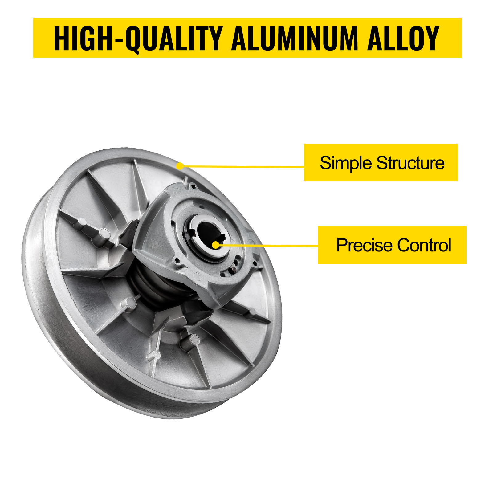 VEVOR golf cart clutch made from high-quality aluminum alloy with simple structure and precise control.