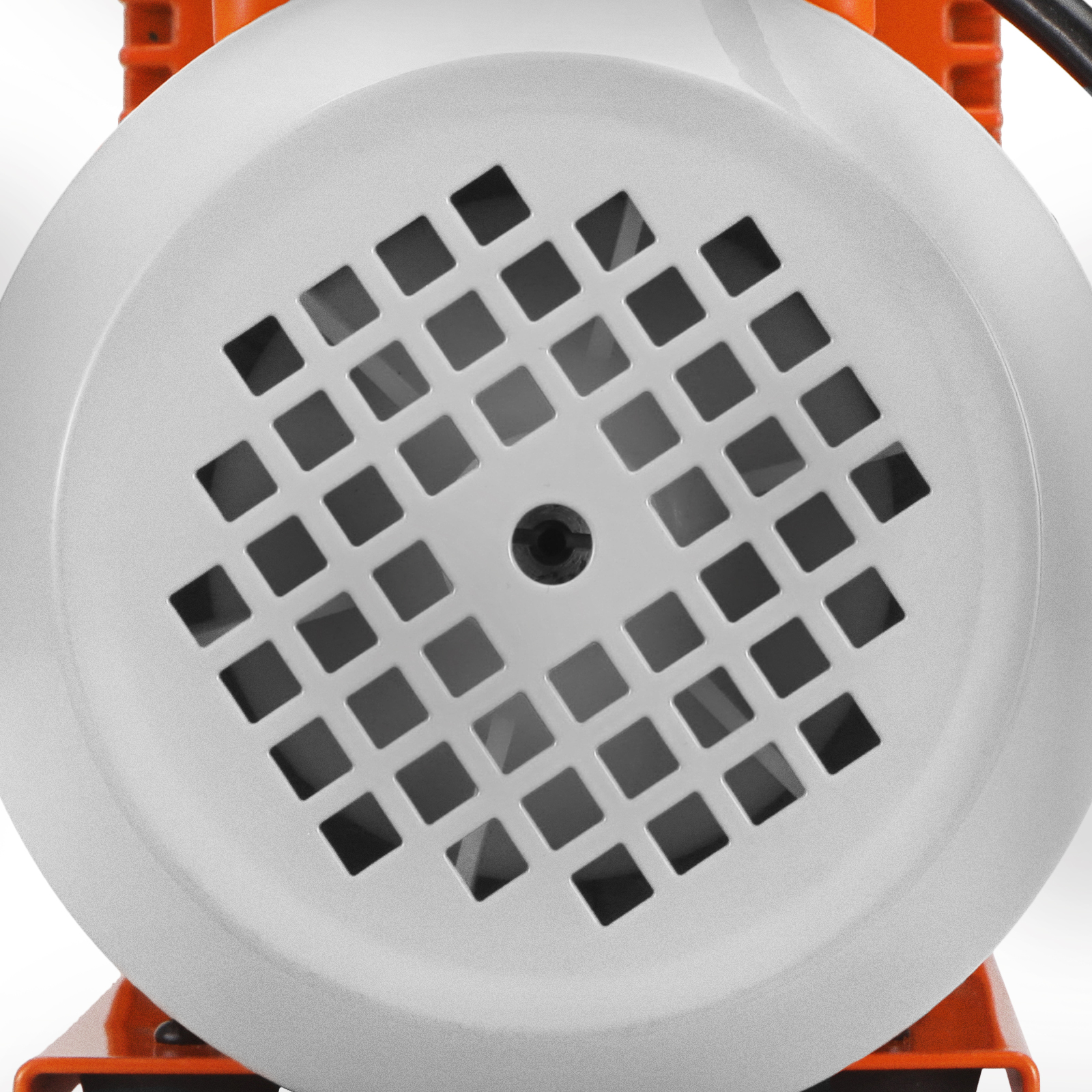 oranža VEVOR hvac vakuumsūkņa priekšējais panelis ar režģi.