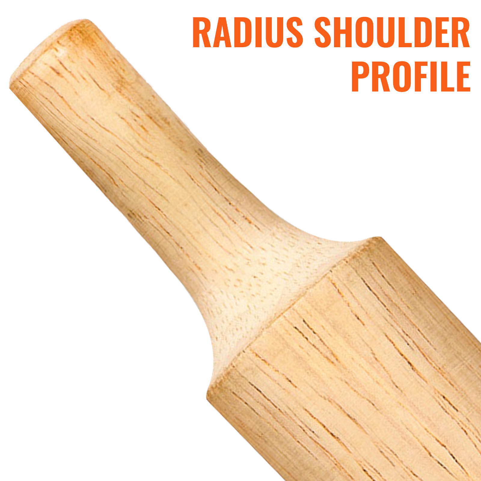 VEVOR tenon cutter radius shoulder profile showing smooth wooden tenon detail.