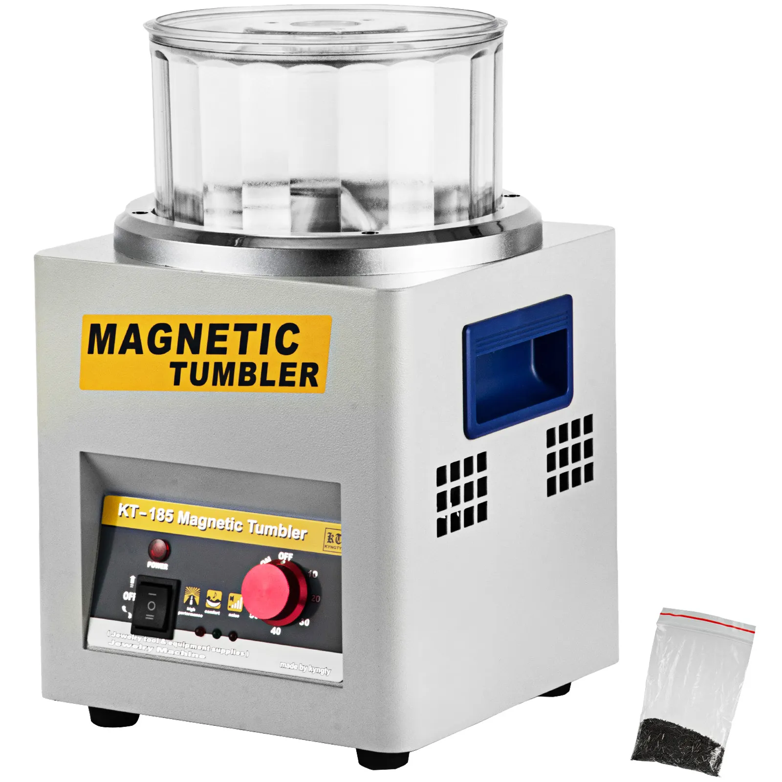VEVOR jewelry polisher with wide application for rings, bracelets, and necklaces.