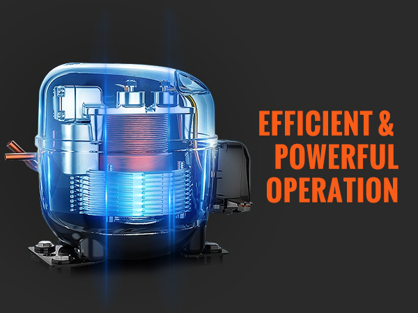 VEVOR refrigerant recovery machine showcasing efficient and powerful operation with a high-quality compressor.